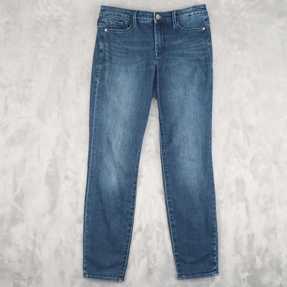 Athleta Jeans Women 4 Fits 28x29 Fits Blue Sculptek Skinny Performance Stretch